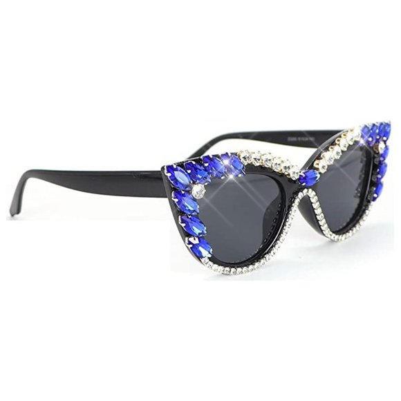 NEW Sparkling Bling Swarovski Crystal Rhinestone Sunglasses UV400 +FREE … main image 7